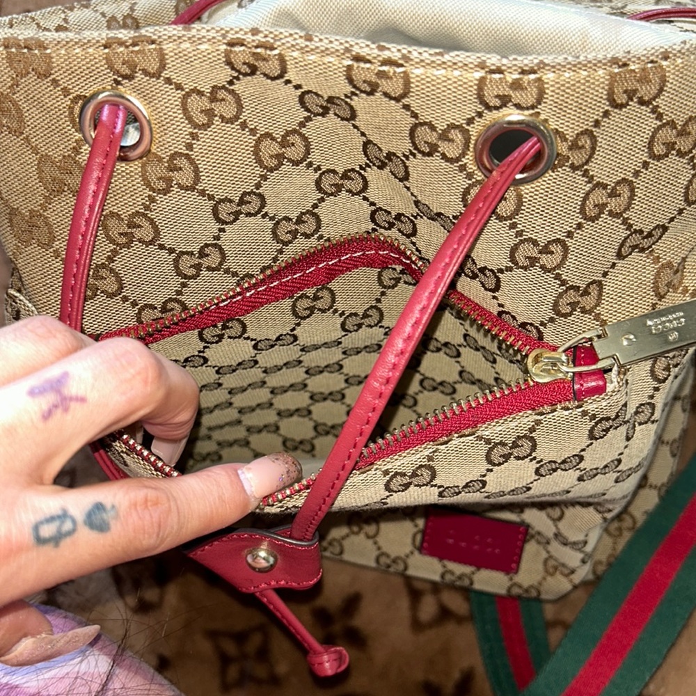 Gucci Gg Canvas Backpack , Used, but great Condition - Picture 5 of 6